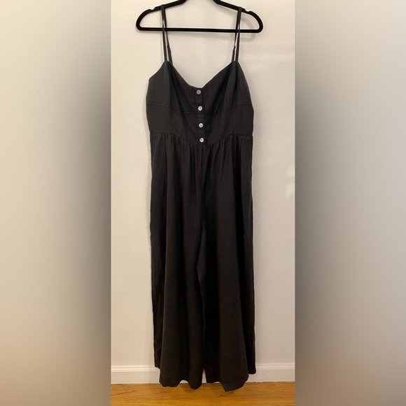 Madewell Pants - Madewell Sleeveless Wide-Leg Jumpsuit in 100% Linen Size 16